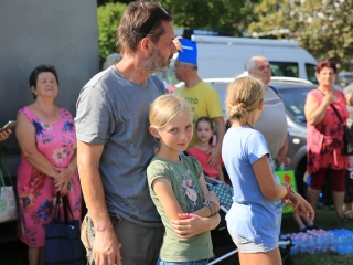 Zarándokok II. Lajos nyomában a Lajos-köveknél - fotó: 