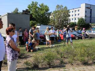 Zarándokok II. Lajos nyomában a Lajos-köveknél - fotó: 
