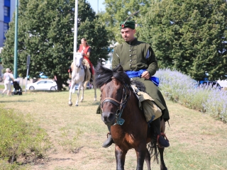Zarándokok II. Lajos nyomában a Lajos-köveknél - fotó: 