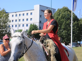 Zarándokok II. Lajos nyomában a Lajos-köveknél - fotó: 