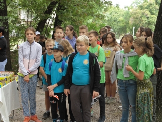 Az erdei tornapálya megtisztítása - fotó: 