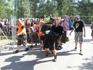 Rockmaraton: Beköltözés és előkészületek - fotó: Ónodi Zoltán