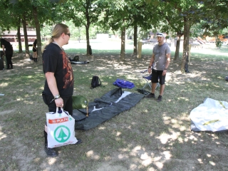 Rockmaraton: Beköltözés és előkészületek - fotó: Ónodi Zoltán