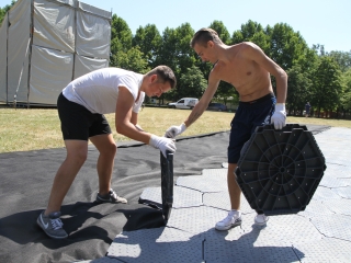 Rockmaraton: Beköltözés és előkészületek - fotó: Ónodi Zoltán