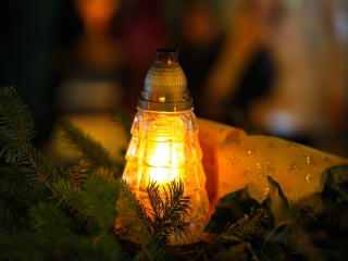 Köszöntő a Római városrészben, Adventi Forgatag a Városháza téren - fotó: 