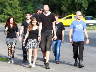 A Rockmaraton képekben - első nap. Omen, Rómaó Vérzik, Kovbojok, Baracka - fotó: Sándor Judit