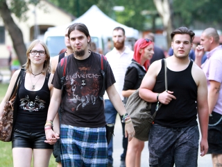 A Rockmaraton képekben - első nap. Omen, Rómaó Vérzik, Kovbojok, Baracka - fotó: Sándor Judit