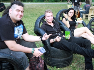 A Rockmaraton képekben - első nap. Omen, Rómaó Vérzik, Kovbojok, Baracka - fotó: Sándor Judit