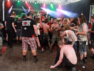 A Rockmaraton képekben - első nap. Omen, Rómaó Vérzik, Kovbojok, Baracka - fotó: Sándor Judit