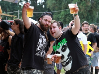 A Rockmaraton képekben - első nap. Omen, Rómaó Vérzik, Kovbojok, Baracka - fotó: Sándor Judit