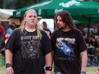 A Rockmaraton képekben - első nap. Omen, Rómaó Vérzik, Kovbojok, Baracka - fotó: Sándor Judit