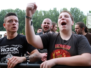 A Rockmaraton képekben - első nap. Omen, Rómaó Vérzik, Kovbojok, Baracka - fotó: Sándor Judit