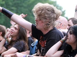 A Rockmaraton képekben - első nap. Omen, Rómaó Vérzik, Kovbojok, Baracka - fotó: Sándor Judit