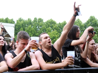 A Rockmaraton képekben - első nap. Omen, Rómaó Vérzik, Kovbojok, Baracka - fotó: Sándor Judit