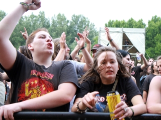 A Rockmaraton képekben - első nap. Omen, Rómaó Vérzik, Kovbojok, Baracka - fotó: Sándor Judit