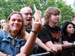 A Rockmaraton képekben - első nap. Omen, Rómaó Vérzik, Kovbojok, Baracka - fotó: Sándor Judit