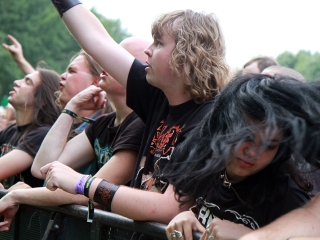 A Rockmaraton képekben - első nap. Omen, Rómaó Vérzik, Kovbojok, Baracka - fotó: Sándor Judit