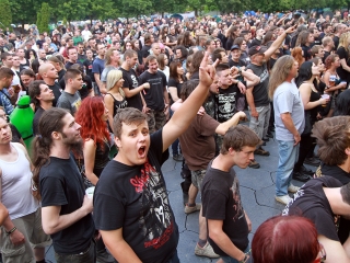 A Rockmaraton képekben - első nap. Omen, Rómaó Vérzik, Kovbojok, Baracka - fotó: Sándor Judit