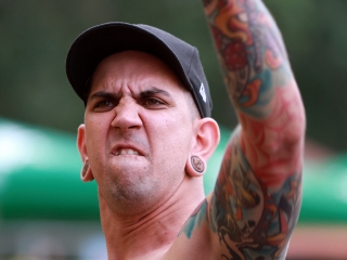 A Rockmaraton képekben - első nap. Omen, Rómaó Vérzik, Kovbojok, Baracka - fotó: Sándor Judit