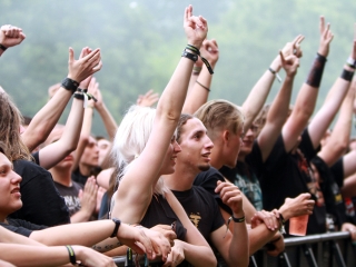 A Rockmaraton képekben - első nap. Omen, Rómaó Vérzik, Kovbojok, Baracka - fotó: Sándor Judit