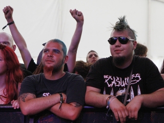 A Rockmaraton képekben - első nap. Omen, Rómaó Vérzik, Kovbojok, Baracka - fotó: Sándor Judit