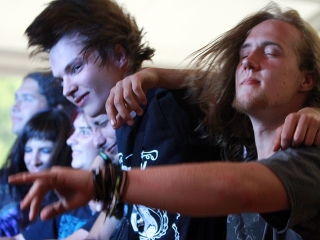 A Rockmaraton képekben - első nap. Omen, Rómaó Vérzik, Kovbojok, Baracka - fotó: Sándor Judit