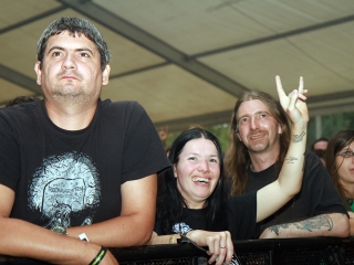 A Rockmaraton képekben - első nap. Omen, Rómaó Vérzik, Kovbojok, Baracka - fotó: Sándor Judit