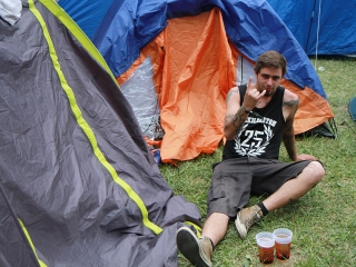 A Rockmaraton képekben - első nap. Omen, Rómaó Vérzik, Kovbojok, Baracka - fotó: Sándor Judit