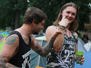 A Rockmaraton képekben - első nap. Omen, Rómaó Vérzik, Kovbojok, Baracka - fotó: Sándor Judit