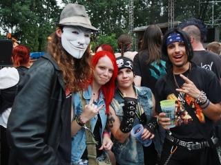 A Rockmaraton képekben - első nap. Omen, Rómaó Vérzik, Kovbojok, Baracka - fotó: Sándor Judit