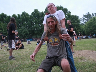 A Rockmaraton képekben - első nap. Omen, Rómaó Vérzik, Kovbojok, Baracka - fotó: Sándor Judit