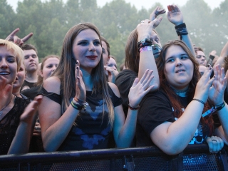 A Rockmaraton képekben - első nap. Omen, Rómaó Vérzik, Kovbojok, Baracka - fotó: Sándor Judit