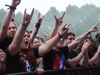 A Rockmaraton képekben - első nap. Omen, Rómaó Vérzik, Kovbojok, Baracka - fotó: Sándor Judit