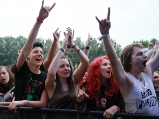 A Rockmaraton képekben - első nap. Omen, Rómaó Vérzik, Kovbojok, Baracka - fotó: Sándor Judit