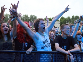 A Rockmaraton képekben - első nap. Omen, Rómaó Vérzik, Kovbojok, Baracka - fotó: Sándor Judit