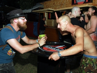 A Rockmaraton képekben - első nap. Omen, Rómaó Vérzik, Kovbojok, Baracka - fotó: Sándor Judit