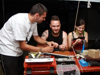 A Rockmaraton képekben - első nap. Omen, Rómaó Vérzik, Kovbojok, Baracka - fotó: Sándor Judit