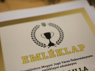 Sportolók köszöntése a Városházán - fotó: 