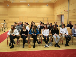 Sportolók köszöntése a Városházán - fotó: 