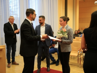 Sportolók köszöntése a Városházán - fotó: 