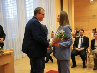 Sportolók köszöntése a Városházán - fotó: 