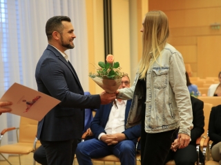 Sportolók köszöntése a Városházán - fotó: 