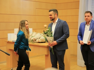 Sportolók köszöntése a Városházán - fotó: 