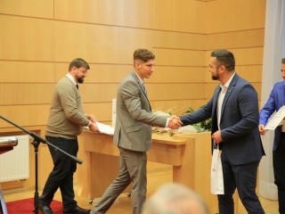 Sportolók köszöntése a Városházán - fotó: 