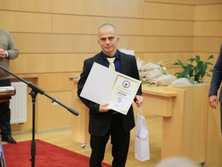 Sportolók köszöntése a Városházán - fotó: 