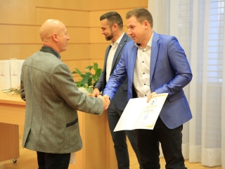 Sportolók köszöntése a Városházán - fotó: 