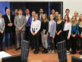 Sportolók köszöntése a Városházán - fotó: 