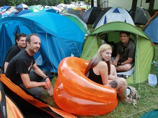 A Rockmaraton képekben- ébredés - fotó: Sándor Judit