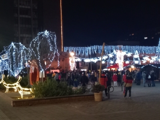 Szilveszter a Városháza téren - fotó: 