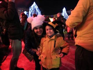 Szilveszter a Városháza téren - fotó: 